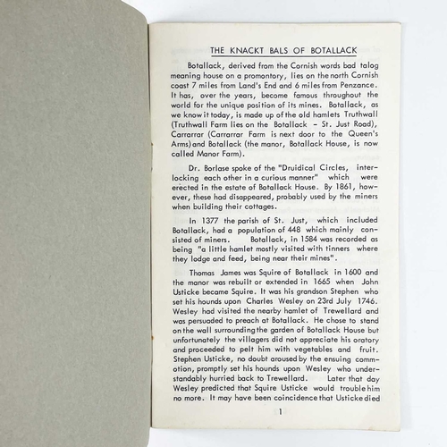 293 - Three works of a mining interest Richard Quiller Couch. 'A Statistical Investigation into the Mortal... 