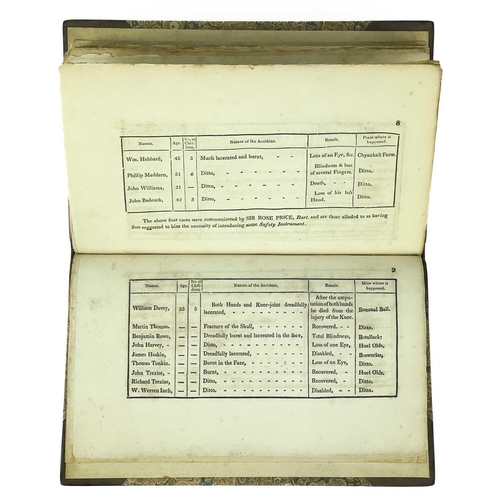 297 - John Ayrton Paris. 'On the Accidents Which Occur in the Mines of Cornwall,' 1817. 'In Consequence of... 