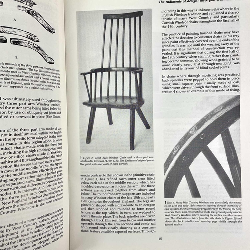 318 - Windsor Chair Interest Bill Cotton. 'Windsor Chairs in the South-West,' published by Area Museums Co... 