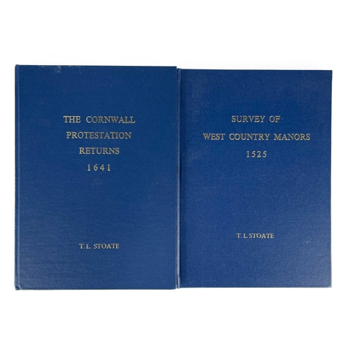 32 - 'The Cornwall Protestation Returns 1641,' by T. L. Stoate, 1974. T. L. Stoate (from a transcript by ... 