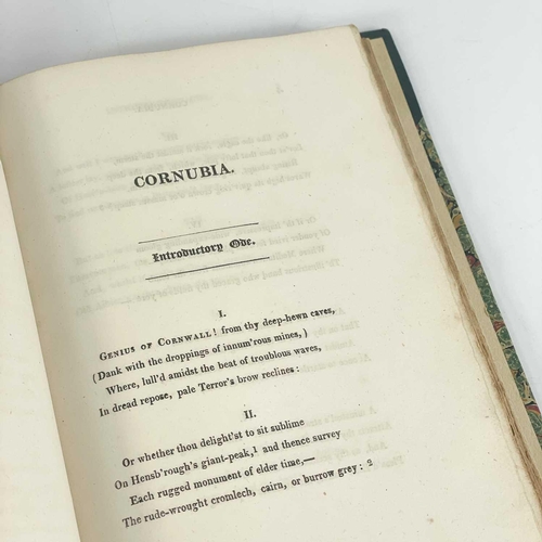 327 - George Woodley Cornubia A poem in five cantos, descriptive of the most interesting scenery, natural ... 