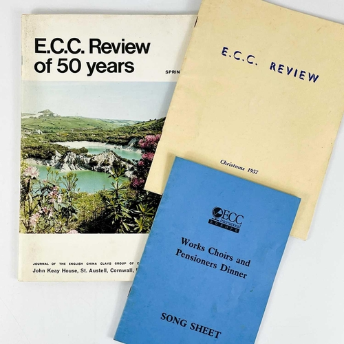 336 - English China Clay, Quarterly Reviews 1957- 1967 Quarterly reviews starting Christmas 1957 (which in... 