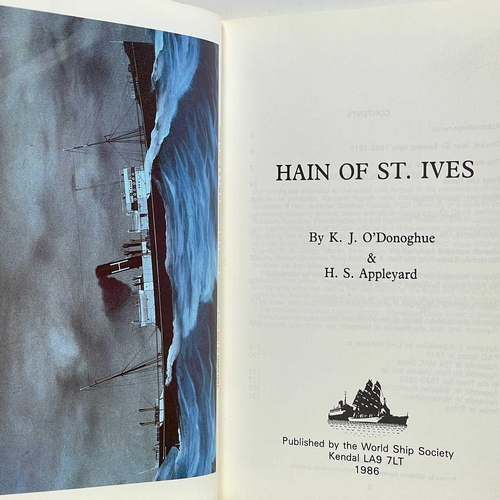 339 - Four works with a nautical interest. C. H. Ward-Jackson. 'Stephens of Fowey, a Portrait of a Cornish... 