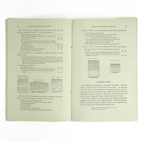 341 - W. A. E. Ussher F.G.S The Post-Tertiary Geology of Cornwall Printed for private circulation by Steph... 