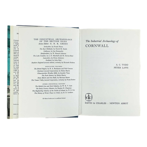 345 - Three works with an archaeology interest. A. C. Todd and Peter Laws. 'Industrial Archaeology of Corn... 