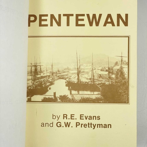 348 - Three works. R. E. Evans and G. W. Prettyman. 'Pentewan,' third edition, being a brief history of th... 