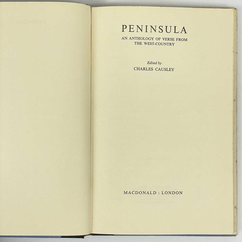 354 - Three works Charles Causley. 'Peninsula. An Anthology of Verse from the West Country,' many contribu... 