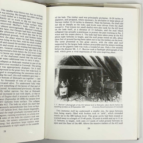 365 - Five works on mining in Cornwall. D. B. Barton. 'Essays in Cornish Mining History,' volumes I & II, ... 