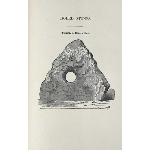 382 - 'The Cambrian Archaeological Association'. Truro meeting, 1862 programme, bound with a list of antiq... 