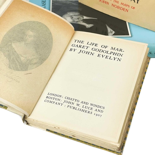 387 - Three biographies. F. E. Halliday. 'Richard Carew of Antony. The Survey of Cornwall,' first edition,... 