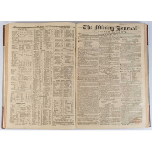 40 - “THE MINING JOURNAL & COMMERCIAL GAZETTE” conducted by Henry English Esq. Vol 1, No 1, Aug 29th 1835... 