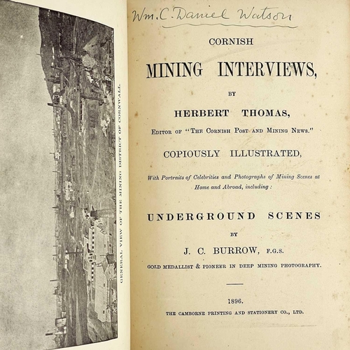 400 - Herbert Thomas (Editor of the Cornish Post and Mining News) Cornish Mining Interviews Copiously illu... 