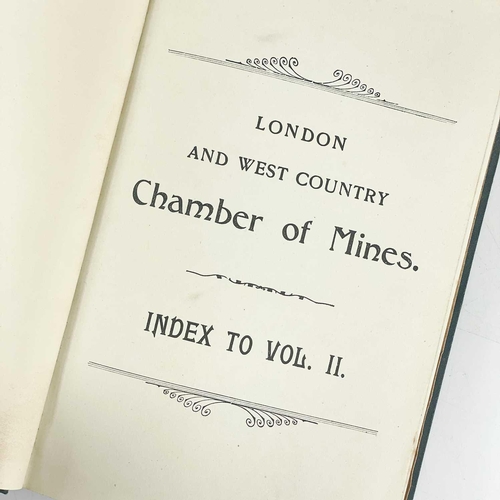 403 - London and West Country Chamber of Mines Records 1904-1908 J. H. Collins (hon. general secretary)  J... 