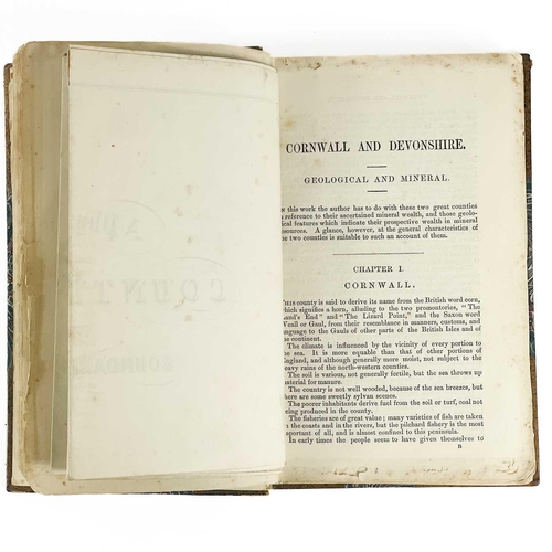 406 - Thomas Spargo (Mining Engineer, Stock and Share dealer). 'The Mines of Cornwall and Devon: Statistic... 