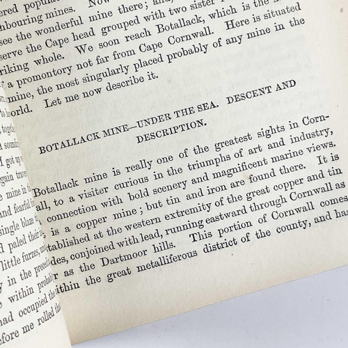 408 - J. R. Leifchild Cornwall: Its Mines and Miners Two works bound in one volume, with sketches of scene... 