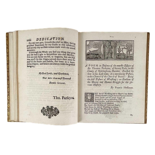 410 - Sir Thomas Parkyns (1664-1741). 'Progymnasmata. The Inn-Play: Or, Cornish-Hugg Wrestler'. 'Digested ... 