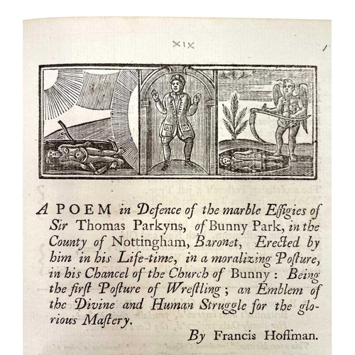 410 - Sir Thomas Parkyns (1664-1741). 'Progymnasmata. The Inn-Play: Or, Cornish-Hugg Wrestler'. 'Digested ... 