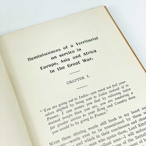 419 - Duke of Cornwall Light Infantry Interest Nemo. 'Reminiscences of a Territorial in the D.C.L.I. on Se... 