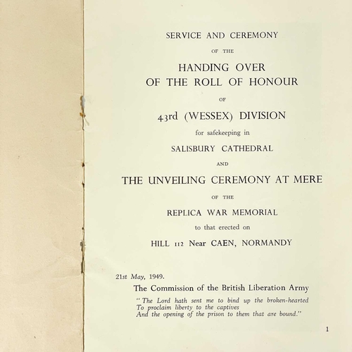 429 - Duke of Cornwall Light Infantry Interest. Major-General W. K.Venning c.b. Colonel the Duke of Cornwa... 