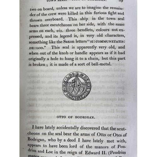 441 - Thomas Bond. 'Histories of East and West Looe, Cornwall,' 1823. 'Topographical and Historical Sketch... 