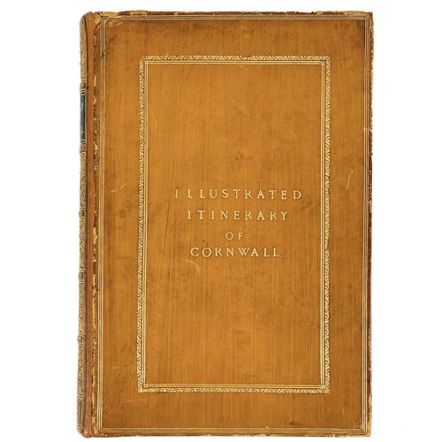 442 - Cyrus Redding. 'Illustrated Itinerary of Cornwall,' 1842. First edition, 264 pages, fine full calf r... 