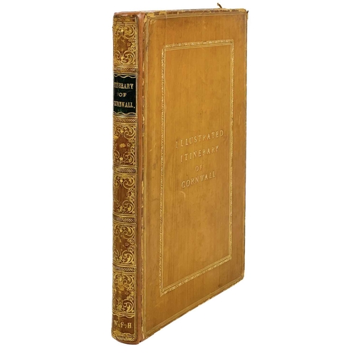 442 - Cyrus Redding. 'Illustrated Itinerary of Cornwall,' 1842. First edition, 264 pages, fine full calf r... 