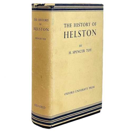 443 - H. Spencer Toy. 'The History of Helston,' 1936. First edition, 652 pages, some small nibbles to uncl... 