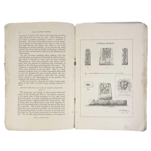 470 - Three works on ancient Cornish history. Arthur G. Langdon. 'The Padstow Crosses'. (The British Archa... 