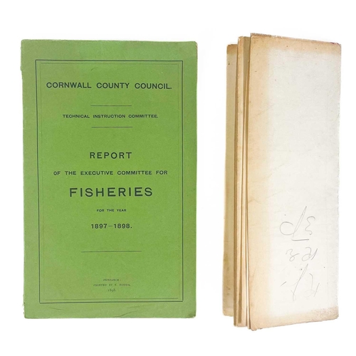 472 - 'Report of the Executive Committee for Fisheries for the Year 1897-1888,' J. T. Cunningham. 'Cornwal... 