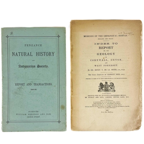 476 - 'Penzance Natural History and Antiquarian Society Report and Transactions 1881-1882'. Pages numbered... 