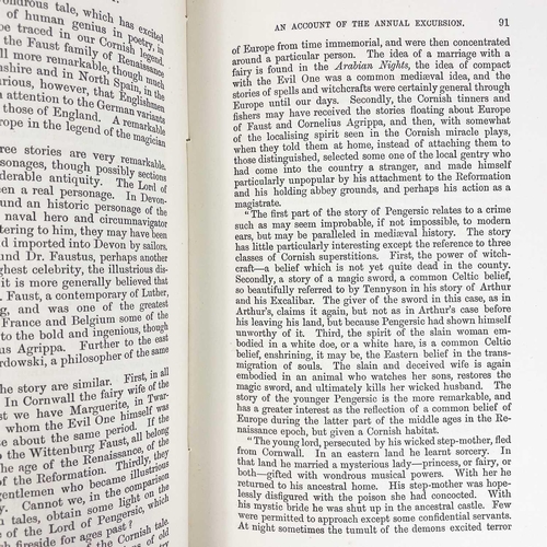 476 - 'Penzance Natural History and Antiquarian Society Report and Transactions 1881-1882'. Pages numbered... 