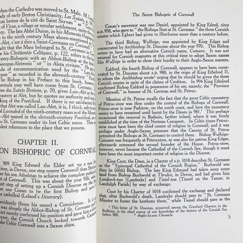 477 - Charles Henderson. 'St Germans Church and Priory'. First edition, 8 plates, original wraps, 48 pages... 