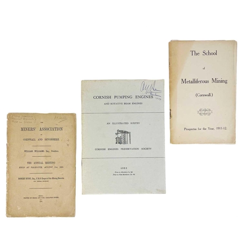 481 - Three works on mining. 'The Miners Association of Cornwall and Devonshire,' annual meeting held at F... 