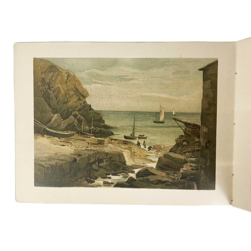 484 - Horatius Bonar. 'Cornish Coves and Corners'. First edition, original wrappers, illustrations by Cons... 