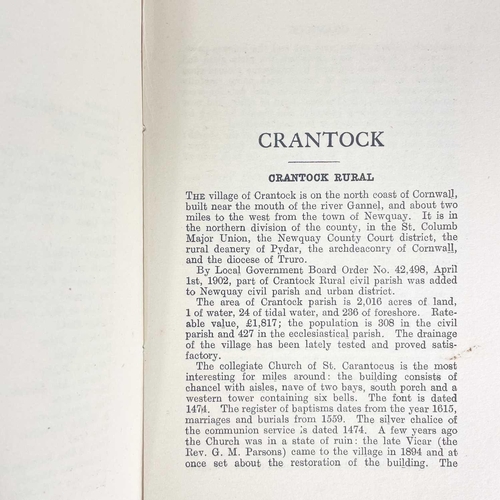 490 - Crantock and Other Verse A.O.Crowle (The Pirate). 77 pages of verse, Whitefield and Newman, Plymouth... 