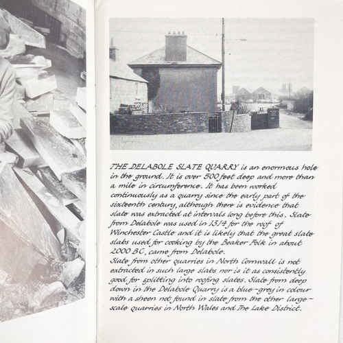 491 - Delabole Slate Interest. Capt John Jenkin. 'History of the Old Delabole Slate Quarry,' 44 pages, C. ... 