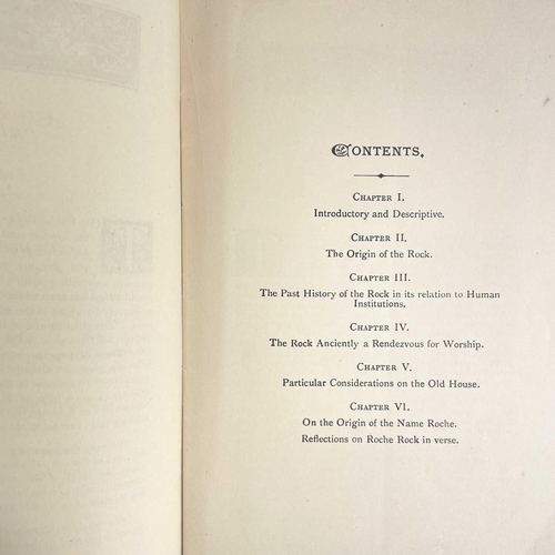 493 - Two works on Roche, Cornwall. G. H. Guy. 'The History of Roche Rocks and of Their Relation to Ancien... 