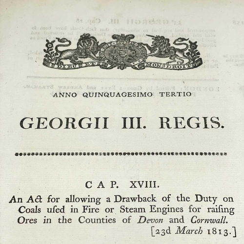 503 - Mining interest. Two acts of Parliment. 'An Act for repealing an Act, made in the Thirt-eighth Year ... 