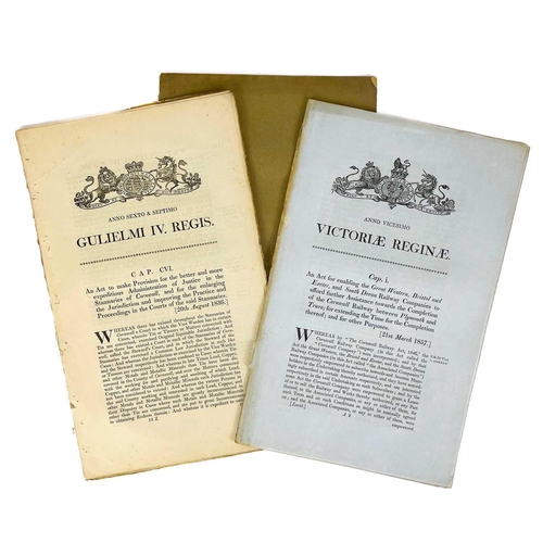 504 - Great Western Railway Interest. 'An Act for Enabling The Great Western, Bristol and Exeter, and Sout... 