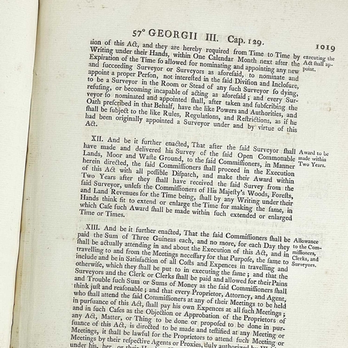 506 - St Columb Major Interest. 'An Act for Vesting His Majesty a certain Part of the Open Commons and Was... 