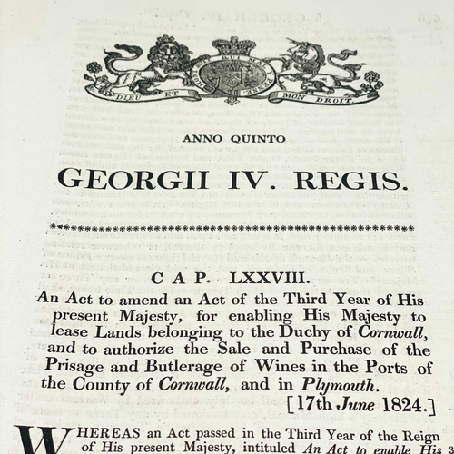 509 - Three Acts of Parliament. 'An Act for Requiring the like Proof, to obtain Drawback of Duty on Coals ... 