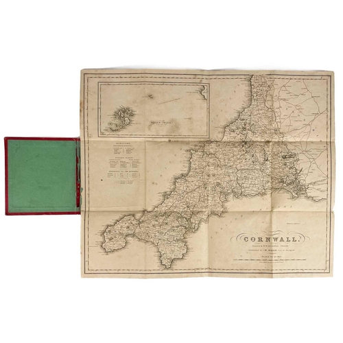 515 - Three maps of Cornwall. William Westcott Rundell (Falmouth). 'Cornwall,' inset map of the Scilly Isl... 