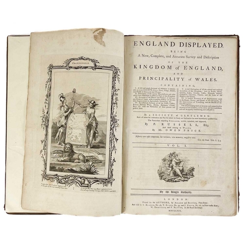 522 - 'England Displayed.' 1769 P. R. Russell (relating to England) Owen Price (relating to Wales). 'Engla... 