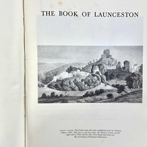 527 - Launceston interest. A typescript (Latin) with notes, and one other work. Claude H. Peter. 'Launcest... 