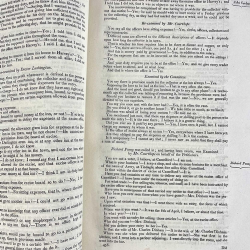 537 - The 'Rotten Borough' of Camelford. Three reports, 1819. Part 1. 'Camelford Election 26th March -to- ... 