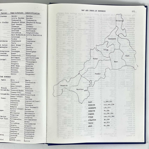 54 - T. L. Stoate. 'Cornwall Hearth and Poll Taxes 1660-1664'. 'Direct Taxation in Cornwall in the Reign ... 