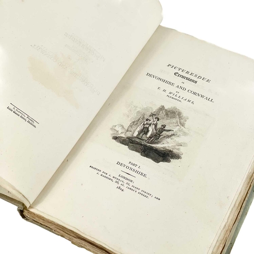 547 - Thomas Hewitt Williams. 'Picturesque Excursions in Devonshire and Cornwall,' 1804. First edition, 8v... 