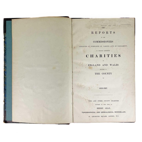 551 - An inquiry into charities relating to the County of Cornwall, 1837. 'The Reports of the Commissioner... 