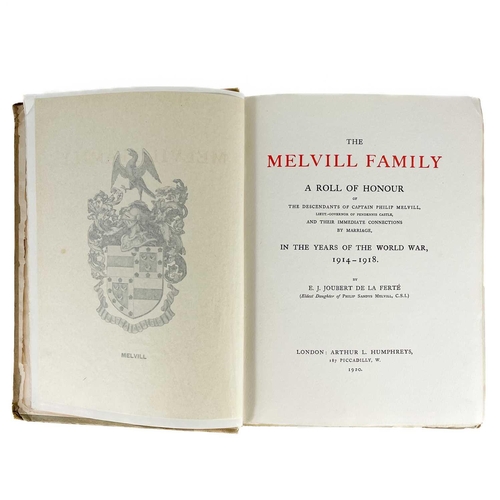 553 - E. J. Joubert de la Ferte (eldest daughter of Philip Sandys Melvill C.S.I.). 'The Melvill Family. A ... 