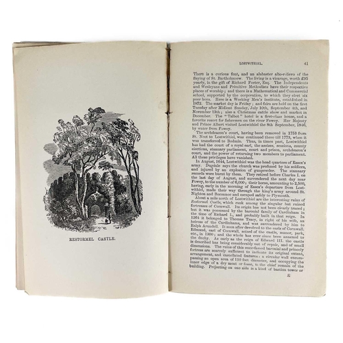 555 - Three works. W. Wood. 'Wood’s Hand-Book to Cornwall with Map and Illustrations,' card wraps, fold ou... 